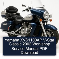 2002 Aprilia Classic Yamaha XVS1100AP V-STAR Service Repair Workshop Manual PDF