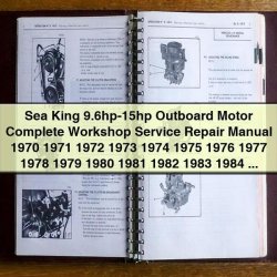1970-1984 Outboard Engines Sea King 9.6hp-15hp Motor Service Repair Workshop Manual PDF