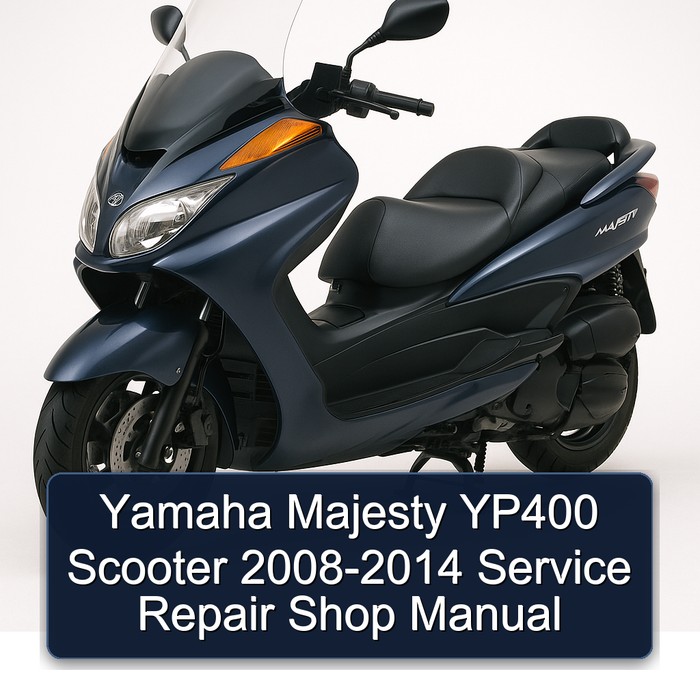 2008-2014 Yamaha Majesty YP400 Scooter - Shop Service Repair Workshop Manual PDF