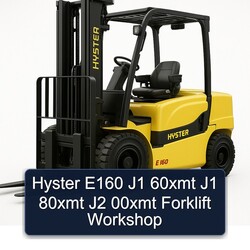 Hyster E160 J1 60XMT 80XMT J2 00XMT Forklift Service Repair Workshop Manual PDF