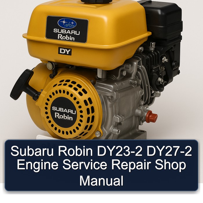 Subaru Robin DY Models DY23-2 DY27-2 Engine Shop Service Repair Workshop Manual PDF