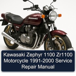 1991-2000 Kawasaki Zephyr 1100 ZR1100 Motorcycle Service Repair Workshop Manual PDF