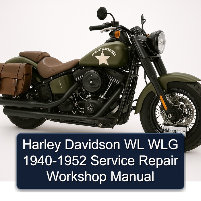 1952 Harley Davidson WL WLG 1940 Service Repair Workshop Manual PDF