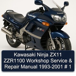 1993-2001 Kawasaki Ninja ZX11 ZZR1100 Service Repair Workshop Manual PDF