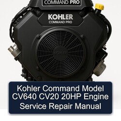 Kohler Command Pro Models Model CV640 CV20 20HP Engine Service Repair Workshop Manual PDF