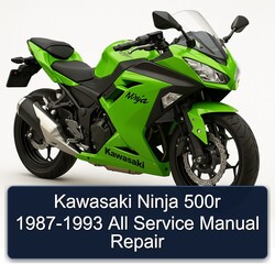 1987-1993 Kawasaki Ninja 500R - All Service Repair Workshop Manual PDF