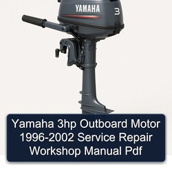 1996-2002 Yamaha 3HP Outboard Motor Service Repair Workshop Manual PDF