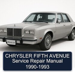 1990-1993 Chrysler Fifth Avenue Service Repair Workshop Manual PDF