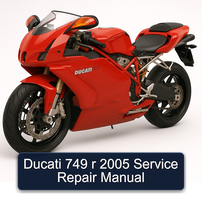 2005 Ducati 749 Service Repair Workshop Manual PDF