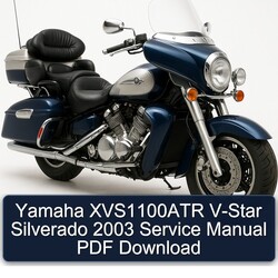 2003 Yamaha HT XVS1100ATR V-STAR Silverado Service Repair Workshop Manual PDF