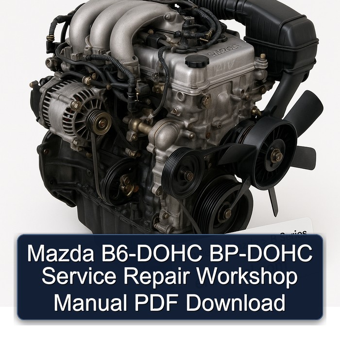 Mazda B Series B6-DOHC BP-DOHC Service Repair Workshop Manual PDF