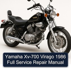 1986 Yamaha Virago XV-700 Service Repair Workshop Manual PDF
