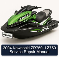 2004 Kawasaki ZR750-J Z750 Service Repair Workshop Manual PDF