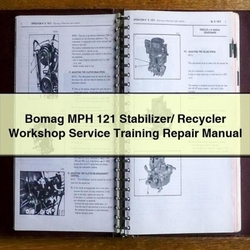Bomag MPH 121 Stabilizer/ Recycler Training Service Repair Workshop Manual PDF