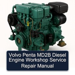 Volvo Penta MD2B Diesel Engine Service Repair Workshop Manual PDF