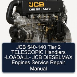 JCB 540-140 Tier 2 Telescopic Handlers -loadall- Dieselmax Engines Service Repair Workshop Manual PDF
