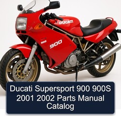 2001-2002 Ducati 900 Supersport 900S Parts Catalog PDF