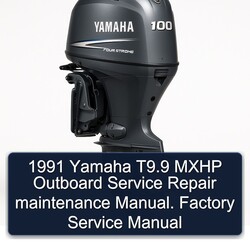 1991 Yamaha T9.9 Mxhp Outboard Service Repair Workshop Manual PDF