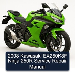 2008 Kawasaki Ninja Ex250k8f 250R Service Repair Workshop Manual PDF