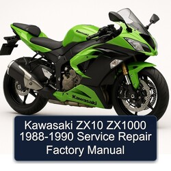 1988-1990 Kawasaki ZX Models ZX10 ZX1000 Service Repair Workshop Manual PDF