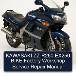 Kawasaki ZZ R Series ZZ-R250 EX250 Bike Service Repair Workshop Manual PDF