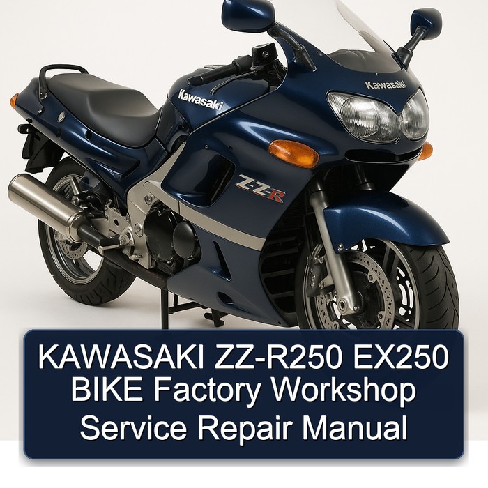 Kawasaki ZZ R Series ZZ-R250 EX250 Bike Service Repair Workshop Manual PDF