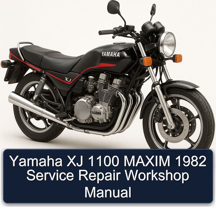 1982 Yamaha XJ Models 1100 Maxim Service Repair Workshop Manual PDF