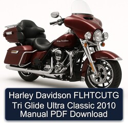 2010 Harley Davidson Ultra Flhtcutg Tri Glide Classic Service Repair Workshop Manual PDF
