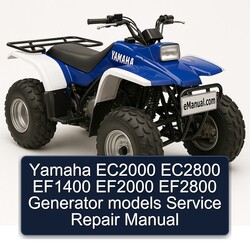 Yamaha EC2000 EC2800 EF1400 EF2000 EF2800 Generator Models Service Repair Workshop Manual PDF