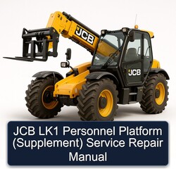 JCB LK1 Personnel Platform (SUPPLEMENT) Supplement Service Repair Workshop Manual PDF