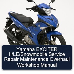 Yamaha Exciter Ii/le/snowmobile Service Repair Workshop Manual PDF