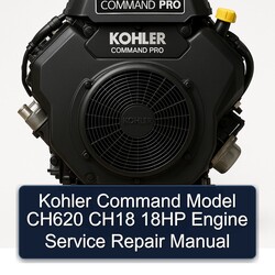 Kohler Command Pro Models Model CH620 CH18 18HP Engine Service Repair Workshop Manual PDF