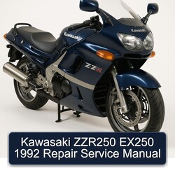 1992 Kawasaki ZZ R Series ZZR250 EX250 Service Repair Workshop Manual PDF