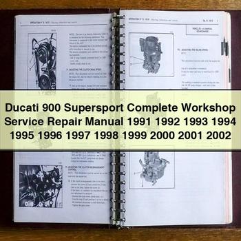 1991-2002 Ducati 900 Supersport Service Repair Workshop Manual PDF