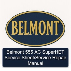 Belmont 555 AC Superhet Sheet/ Service Repair Workshop Manual PDF