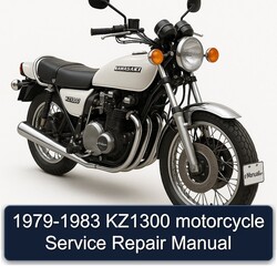 1979-1983 KZ1300 Motorcycle Service Repair Workshop Manual PDF