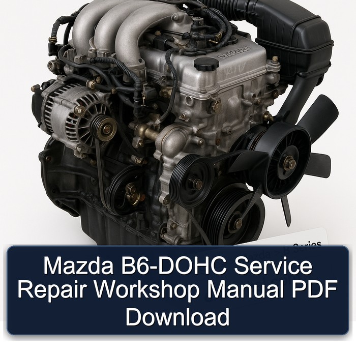 Mazda B Series B6-DOHC Service Repair Workshop Manual PDF