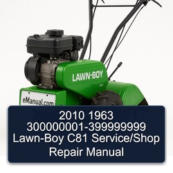 300000001-399999999 LAWN-BOY C81 /shop Service Repair Workshop Manual PDF