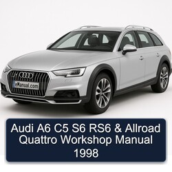 1998 Audi Allroad Quattro A6 C5 S6 RS6 Service Repair Workshop Manual PDF