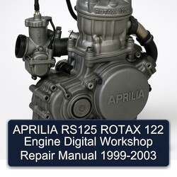 1999-2003 Aprilia RS Models RS125 Rotax 122 Engine Digital Service Repair Workshop Manual PDF