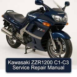 Kawasaki ZZ R Series ZZR1200 C1-C3 Service Repair Workshop Manual PDF
