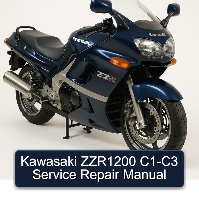 Kawasaki ZZ R Series ZZR1200 C1-C3 Service Repair Workshop Manual PDF