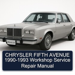 1990-1993 Chrysler Fifth Avenue Service Repair Workshop Manual PDF