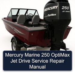 Mercury Marine 250 Optimax Jet Drive Service Repair Workshop Manual PDF
