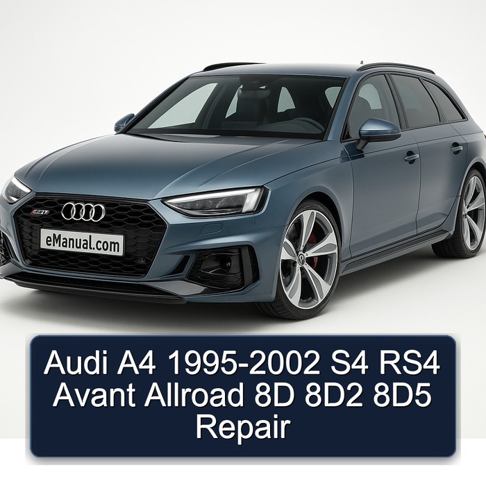 1995-2002 Audi Allroad A4 - S4 RS4 Avant 8D 8d2 8d5 Service Repair Workshop Manual PDF