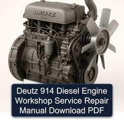 Deutz 914 Diesel Engine Service Repair Workshop Manual PDF