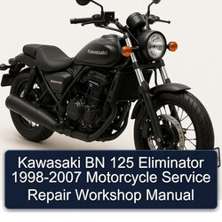 1998-2007 Kawasaki Eliminator BN 125 - Motorcycle Service Repair Workshop Manual PDF