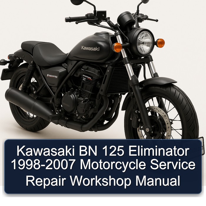 1998-2007 Kawasaki Eliminator BN 125 - Motorcycle Service Repair Workshop Manual PDF