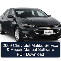 2009 Chevrolet Malibu Software Service Repair Workshop Manual PDF