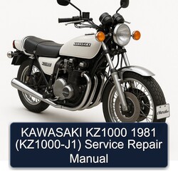 1981 Kawasaki KZ Series KZ1000 (KZ1000-J1) Service Repair Workshop Manual PDF